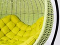 Двойное кресло-кокон зеленое